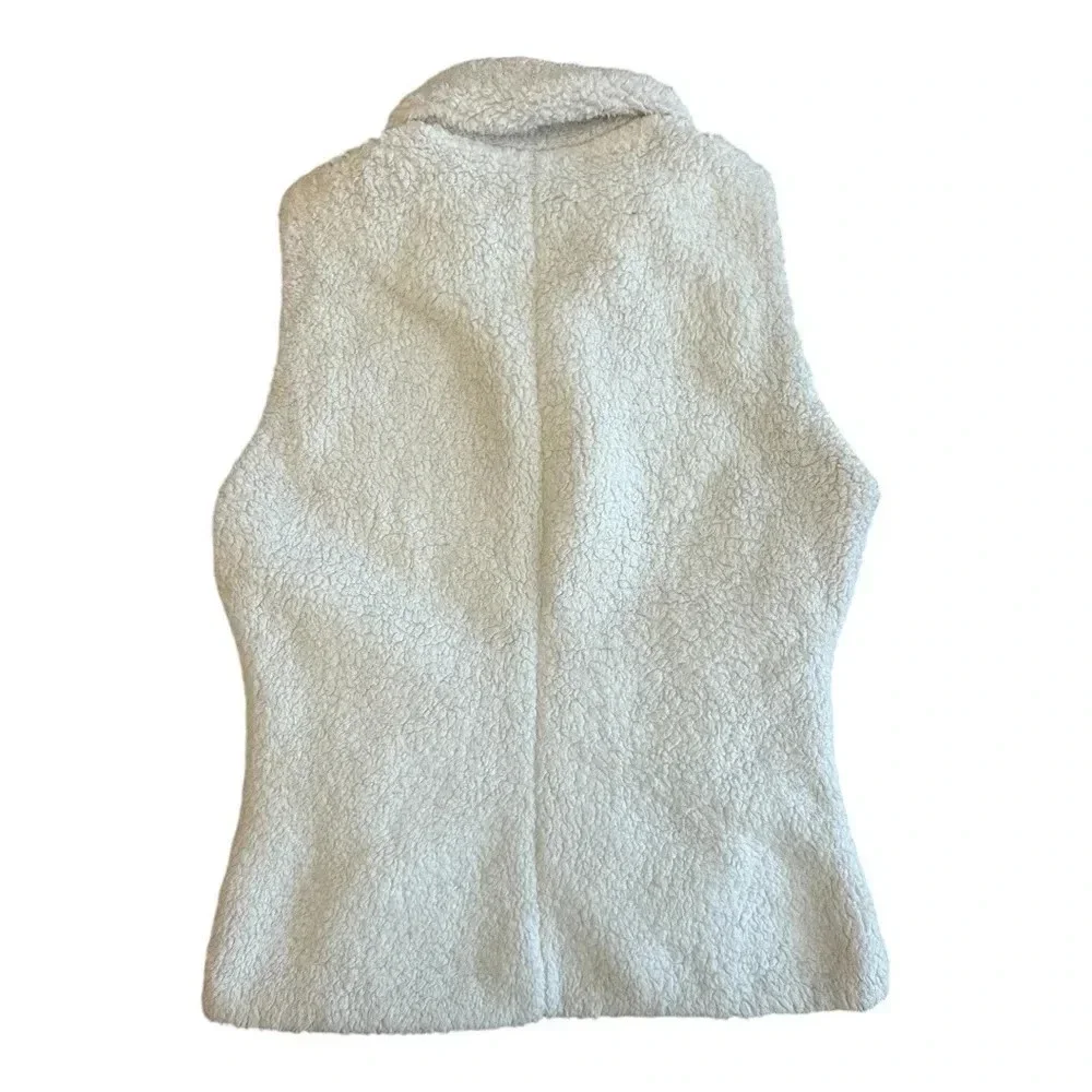 Patagonia Fleece Vest Women’s Size M Light Gray Los Gatos Soft Cozy Warm